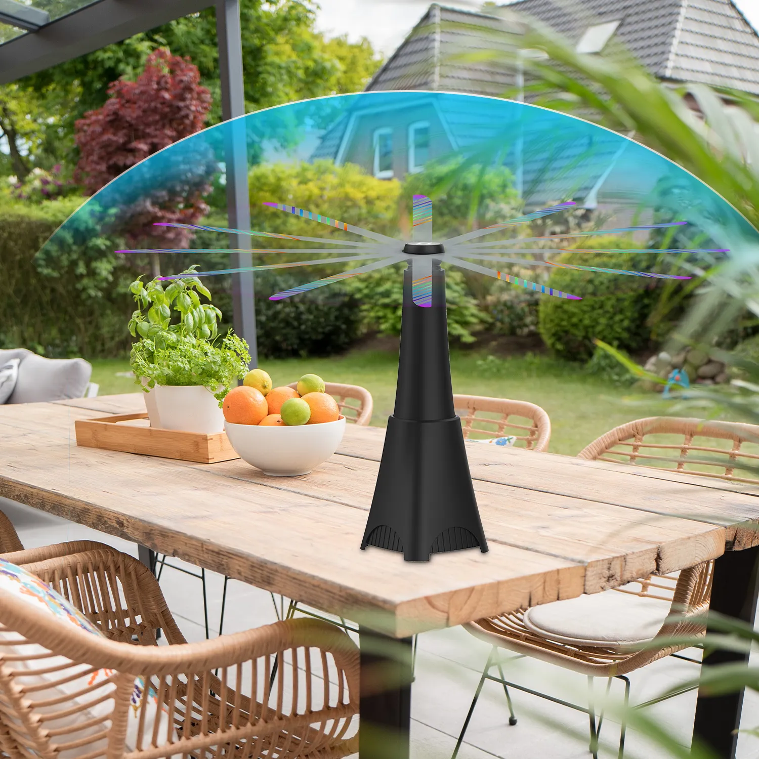 Portable Mosquito Repellent Stand Fan Electrical Fly Repellent Fan Usb Charge fly catcher Fan For Fruit Fry