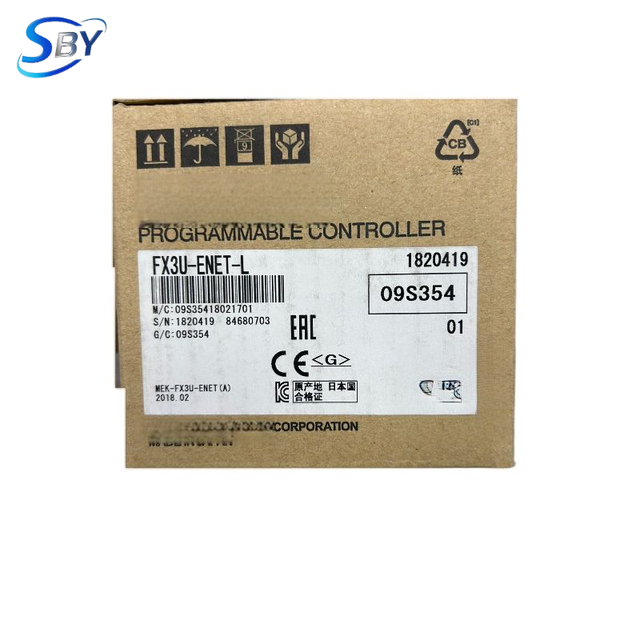 Hot Offer Plc Ethernet Communication Module FX3U-ENET-L FX3U-ENET-ADP FX3U-16CCL-M for Industrial Network Data Exchange and