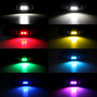 Nueva Luz Estroboscópica LED Recargable por USB, Luz Indicadora de Señal de Advertencia de Emergencia Anticollisión de 12 V NOVKIR MTD01 para Automóvil y Motocicleta