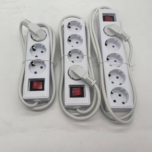 Enchufe de extensión con 5 tomas de corriente de 230V, material ABS de seguridad, regleta de alimentación para uso doméstico - Product Image 3