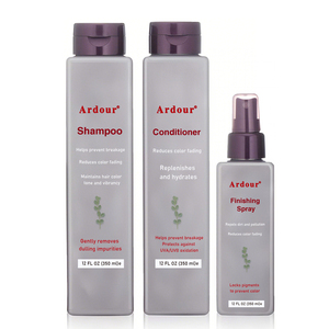Ensemble Shampooing et Après-Shampooing à l'Huile d'Argan Marque Blanche Soin Capillaire à la Kératine Hydratant Anti-Frisottis - Product Image 5