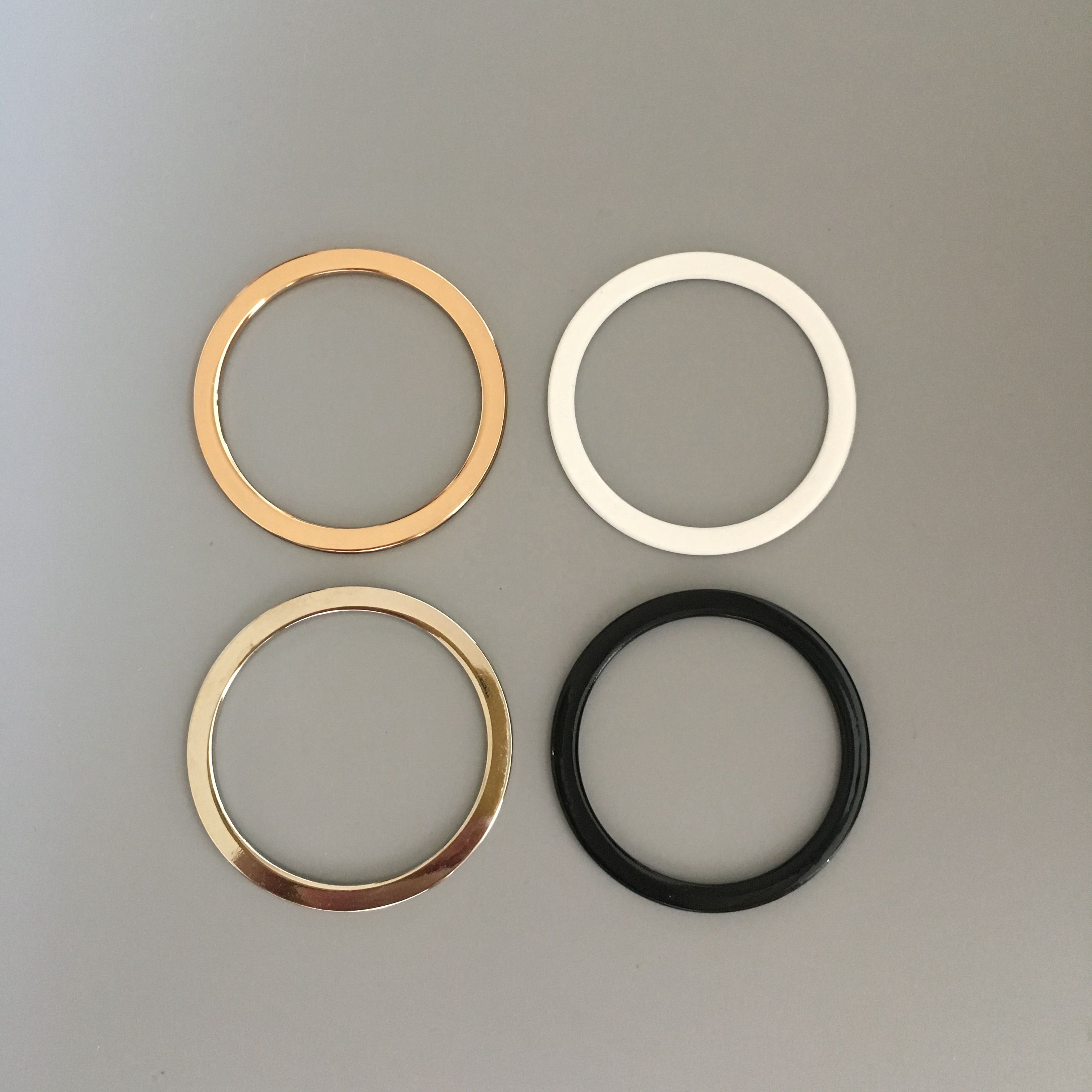 Привлекательное прочное многоцветное плоское металлическое уплотнительное кольцо для одежды