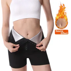 Großhandel Neopren Schweiß Frauen Kompression Abnehmen Shaper Taille Trainer Leggings Sauna Hose Shorts