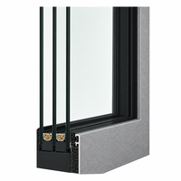 Ventana Abatible de Aluminio Personalizada con Doble Acristalamiento, Antirrobo, Diseño Moderno y Simple, Marco Estrecho, Ventana de Balcón, Ventanas para Casa