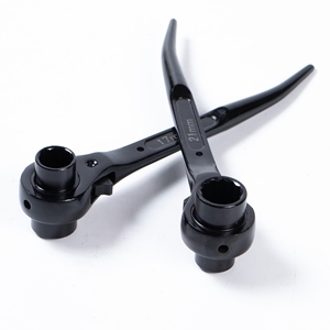 Llave <span class=keywords><strong>de</strong></span> trinquete <span class=keywords><strong>de</strong></span> doble extremo con acabado electroforético, negra, <span class=keywords><strong>de</strong></span> venta directa <span class=keywords><strong>de</strong></span> fábrica, herramienta <span class=keywords><strong>de</strong></span> fijación <span class=keywords><strong>de</strong></span> tuercas y tornillos - Product Image 4