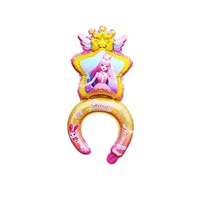 Fée baguette magique ailes feuille d'aluminium ballons princesse bandeau cheveux accessoires promotionnel ballon en gros