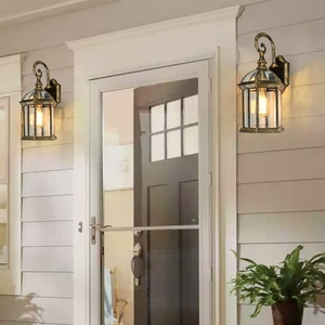 <strong>Vintage</strong> Cage Shape <strong>Light</strong> European Style High Quality Aluminum Garden Lamp - Product Image 6