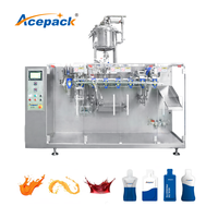 Machine d'emballage de sachets préformés ACEPACK pour liquides, jus, yaourts, sachets souples, personnalisable