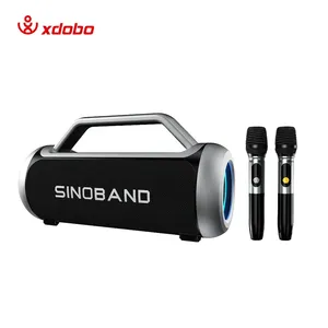 Sinoband Storm 1988 II Speaker Bluetooth portabel, Speaker gigi biru tahan air daya tinggi 120W, suara nirkabel untuk pesta dan berkemah