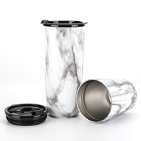 Nouvelle conception de bouteille en stock 14OZ/24OZ, double paroi, gobelet en acier inoxydable 304