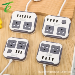 4USB ไทย ประเทศเมียนมา <span class=keywords><strong>ลาว</strong></span> บอร์ดสายไฟอัจฉริยะสำหรับชาร์จ บอร์ดปลั๊กอินอเมริกาใต้ รุ่นปลั๊กอินเม็กซิโก มาตรฐานอเมริกัน - Product Image 2