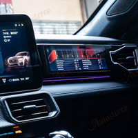 Écran passager de voiture CarPlay pour tableau de bord Ford Mustang 2024-2027, affichage numérique du tableau de bord, lumière d'ambiance, écran copilote