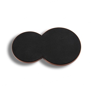 Unique Design <b>Large</b> Round Gold UV Printed Eco-Friendly European Style Custom Logo Double Coasters for Drinks - Product Image 4