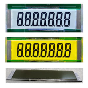 Dispenser bahan bakar pabrik kustom monokrom <span class=keywords><strong>7</strong></span> Segmen layar tampilan minyak <span class=keywords><strong>Lcd</strong></span> tampilan <span class=keywords><strong>Lcd</strong></span> lampu latar oranye untuk pompa bensin - Product Image 3