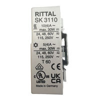 Contrôleur de température interne Rittal SK 3110.000, thermostat et régulateur de température pour armoire, composants industriels