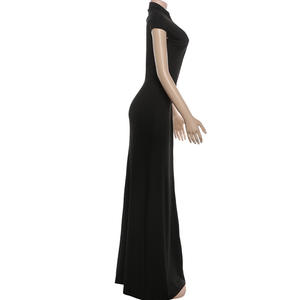 LL0659 <span class=keywords><strong>Abbigliamento</strong></span> Donna di Tendenza Primavera 2026 Abito Lungo <span class=keywords><strong>Casual</strong></span> <span class=keywords><strong>Elegante</strong></span> con Collo Tondo Tinta Unita - Product Image 5