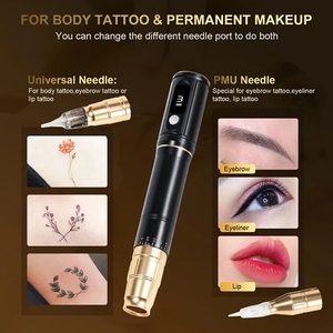 <span class=keywords><strong>Kit</strong></span> de machine à tatouer sans fil <span class=keywords><strong>rotative</strong></span>, stylo PMU professionnel multifonctionnel, maquillage permanent, microblading, sourcils, lèvres, fournitures et outils - Product Image 2
