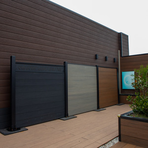 Recinzione Orizzontale in PVC con Doghe, Design Moderno Europeo, Altezza 1,8 m, Viti Nascoste, Facile Installazione, Garanzia 5 Anni, per Balcone - Product Image 1