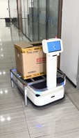 Chariot élévateur AGV robuste FE90, capacité de charge de 500 kg, navigation guidée par laser pour la logistique d'entrepôt et la manutention des matériaux