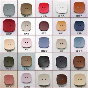 Bán Buôn Tùy Chỉnh Màu Sắc Nhựa Nhựa Áo Sơ Mi Nút Vuông Cho Hàn Quốc Phong Cách Áo - Product Image 3