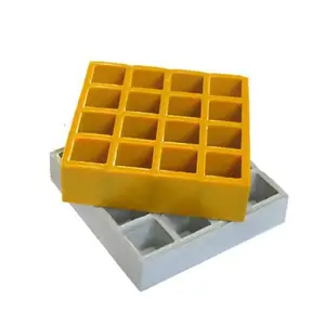 Economic and practical fiberglass pultrusion products plastic grids fiber glass grating