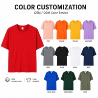 T-shirt unisexe personnalisé en coton peigné 100% tissé, 220g, écologique, respirant, pour le fitness, tailles S-4XL, vente en gros