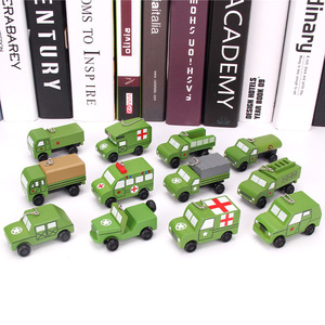 HOYE artisanal en bois, Mini-voiture, hélicoptère, voiture, camion, jouet de Simulation, avion, voiture en bois, modèle d'avion, 10 pièces - Product Image 5