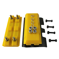 2411111 W100F nouveaux coussinets de piste en caoutchouc d'excavatrice de rechange pour fraiseuse à froid d'asphalte pour moteur nouvelle chaîne de piste à rouleaux