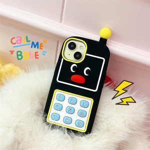 Custodia morbida in Silicone differenziazione per iPhone 16PM 15Pro con grande fratello pinguino cartone animato impugnatura custodia per telefono per Apple - Product Image 3