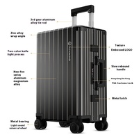 2025 nouvelle édition limitée 20 pouces sculpture chariot valise aluminium alliage de magnésium Spinner roulette hommes femmes voyage essentiel