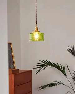 SIMIG Nordic Vintage yaratıcı yeşil cam Mini kolye ışık restoran Bar Cafe konuk evi için - Product Image 4