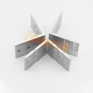 Support d'angle en alliage d'aluminium en forme de L Dunway, connecteur à 90 degrés pour quincaillerie de meubles et armoires - Product Image 1