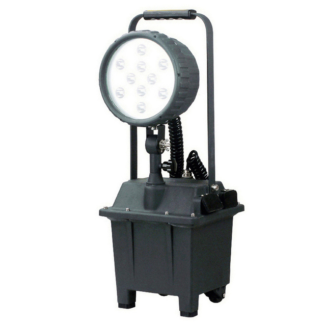 30W Rescue Light Battery Powered Explosion Proof Mobile Lifting Working Light Portable Led Emergency Explosion Proof Light
