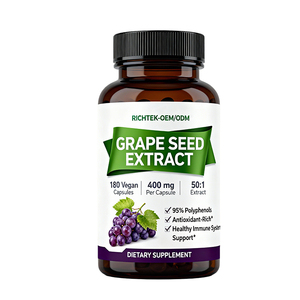 Extracto de semilla de uva de etiqueta privada 500mg Suplemento de antioxidantes naturales Cápsula de semilla de uva que mejora la inmunidad - Product Image 5