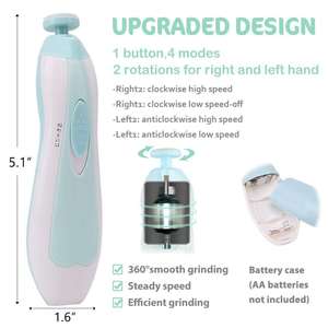 Nuevo Cortauñas Eléctrico Multifuncional para Bebés, Lima de Uñas para Niños, Cortador de Uñas de Dedos de Manos y Pies, Herramienta de Manicura, Set de Cuidado para Bebés - Product Image 4