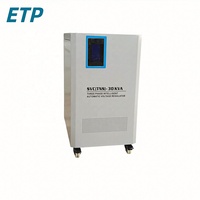 Régulateur AVR triphasé en cuivre 30 kVA avec affichage LED, série TNS, 380 V 400 V, CE ISO, pour système électrique de camp minier sud-africain