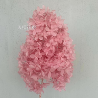 Bunga Hydrangea Awet Alami Buatan Tangan 50cm untuk Dekorasi Hotel - Thanksgiving & Natal