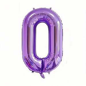 Decoración para Fiestas de Cumpleaños y Bodas, Artículos para Baby Shower, Globos de Papel Metálico Plateado con Número Dorado de 16 Pulgadas - Product Image 3