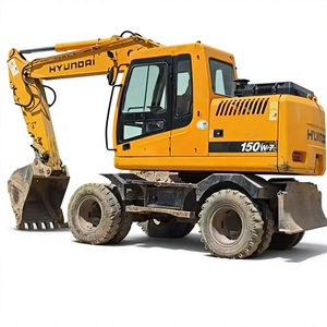 Miniexcavadora Hyundai 150W-7 con Motor Cummins y Cucharón de Excavación con Capacidad de 0.22m - Product Image 1