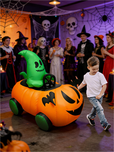 <span class=keywords><strong>Auto</strong></span> Telecomandata Gonfiabile a Forma di Zucca di Halloween 2.4G - Gonfiaggio/Sgonfiaggio con Un Tasto, Velocità Regolabile e Movimento Multidirezionale - Product Image 4