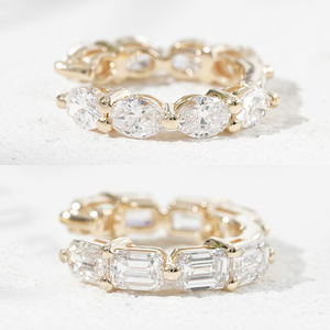 Pendientes de Clip y Aro Unisex de Moda Starsgem, Oro Sólido de 10K con Diamante Cultivado en Laboratorio, 0.7ct 1.0ct - Product Image 1