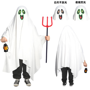 Capa de Fantasma Brillante en la Oscuridad Personalizada Manyusha, Disfraz de Halloween para Niños y Adultos, Traje de Cosplay de Fibra de Poliéster para Fiestas - Product Image 2