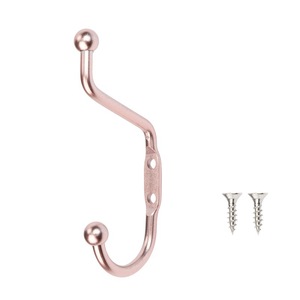 Retro Style Iron Wall Mount <b>Coat</b> <b>Hook</b> For Bedroom Living Room Wardrobe Anti Corrosion <b>Single</b> <b>Hook</b> Vintage Design - Product Image 4