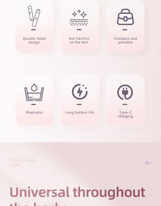 Rasoir électrique pour les parties intimes, <span class=keywords><strong>tondeuse</strong></span> pour les poils pubiens masculins et féminins, rasoir universel pour les aisselles, avec rasoir 2 en 1, boule de rasage, bikini - Product Image 4