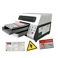 Vevor Printer Dtf Uv A3 ukuran Uv Printer Flatbed Uv Printer mesin cetak kasur datar