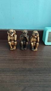Figuras de resina de los <span class=keywords><strong>Tres</strong></span> <span class=keywords><strong>Monos</strong></span> <span class=keywords><strong>Sabios</strong></span>, no ven, no hablan, decoración para el hogar, artesanías, diseño creativo, adornos de <span class=keywords><strong>monos</strong></span> que no ven ni oíen - Product Image 6