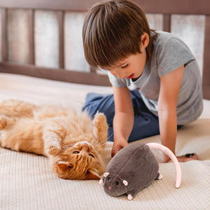 Peluche de Rata Gigante Realista de Color Marrón 8436 con Cuerpo Redondo y Colas Largas, Juguetes de Broma para Niños, Regalos de Halloween, Peluche de Rata Gigante - Product Image 4