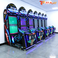 Machine de jeu d'arcade de tir à deux joueurs, à monnayeur, écran 65 pouces, en métal et plastique, pour centre de jeux intérieur, version anglaise