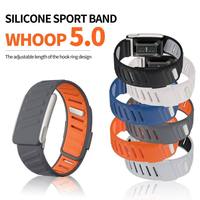 Correa de Repuesto para WHOOP 5.0/One/Peak Classic, Correa Deportiva de Silicona SportFlex, Duradera, Impermeable, Ajustable y Ligera para Reloj Inteligente