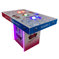 Machine de jeu de rachat de marteau de coup de bouton de jeux de billet de haricot vilain drôle à jetons